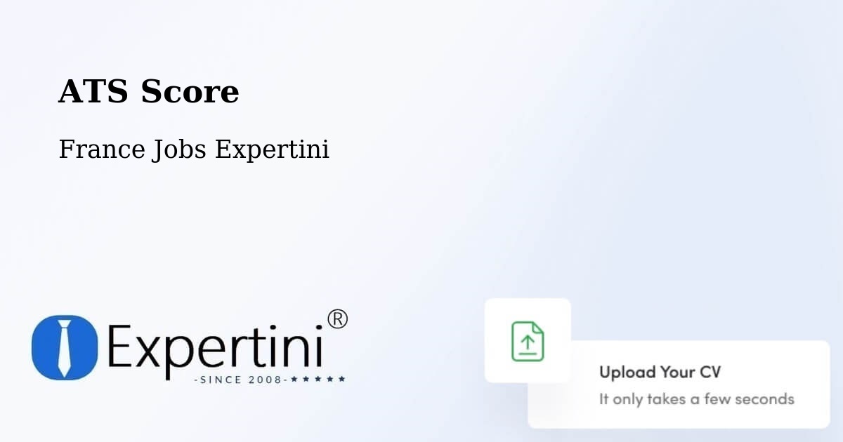 Resume ATS Score & Job Description Match Tool – Vertou - France Jobs Expertini