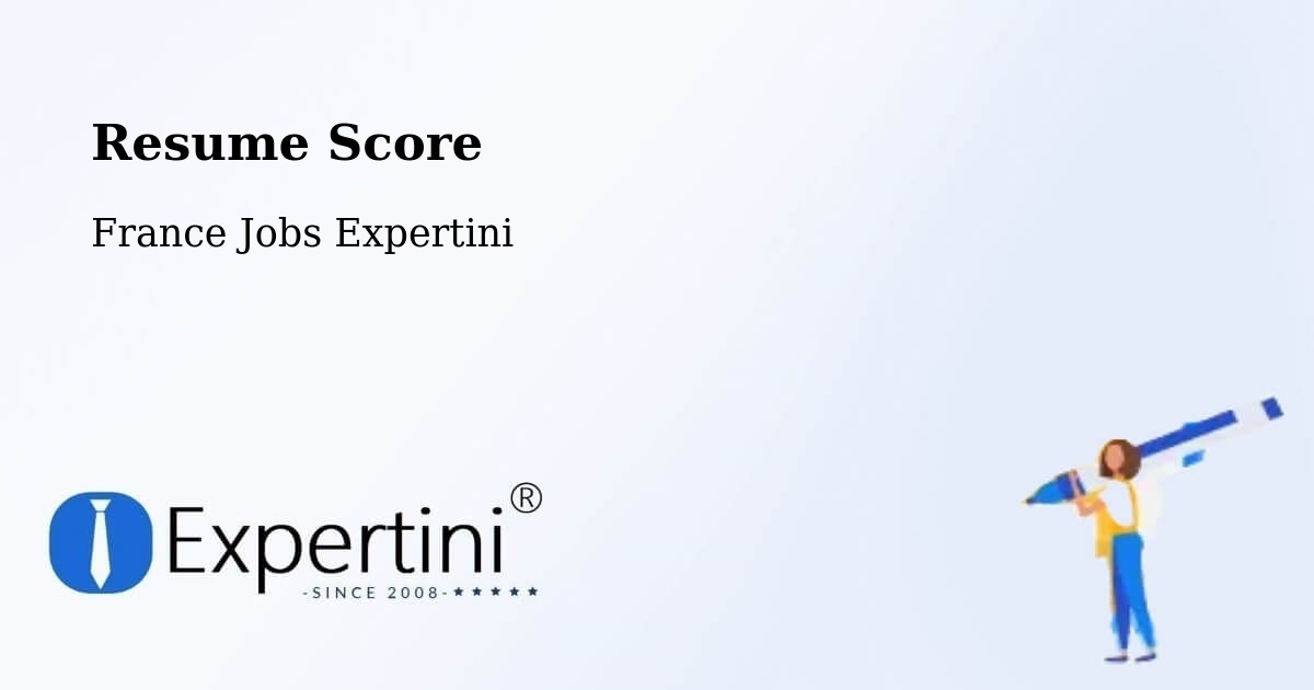 Resume Score & Job Description Match Tool – Vertou - France Jobs Expertini